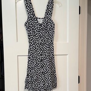 Moda International Monochrome Floral Mini Dress